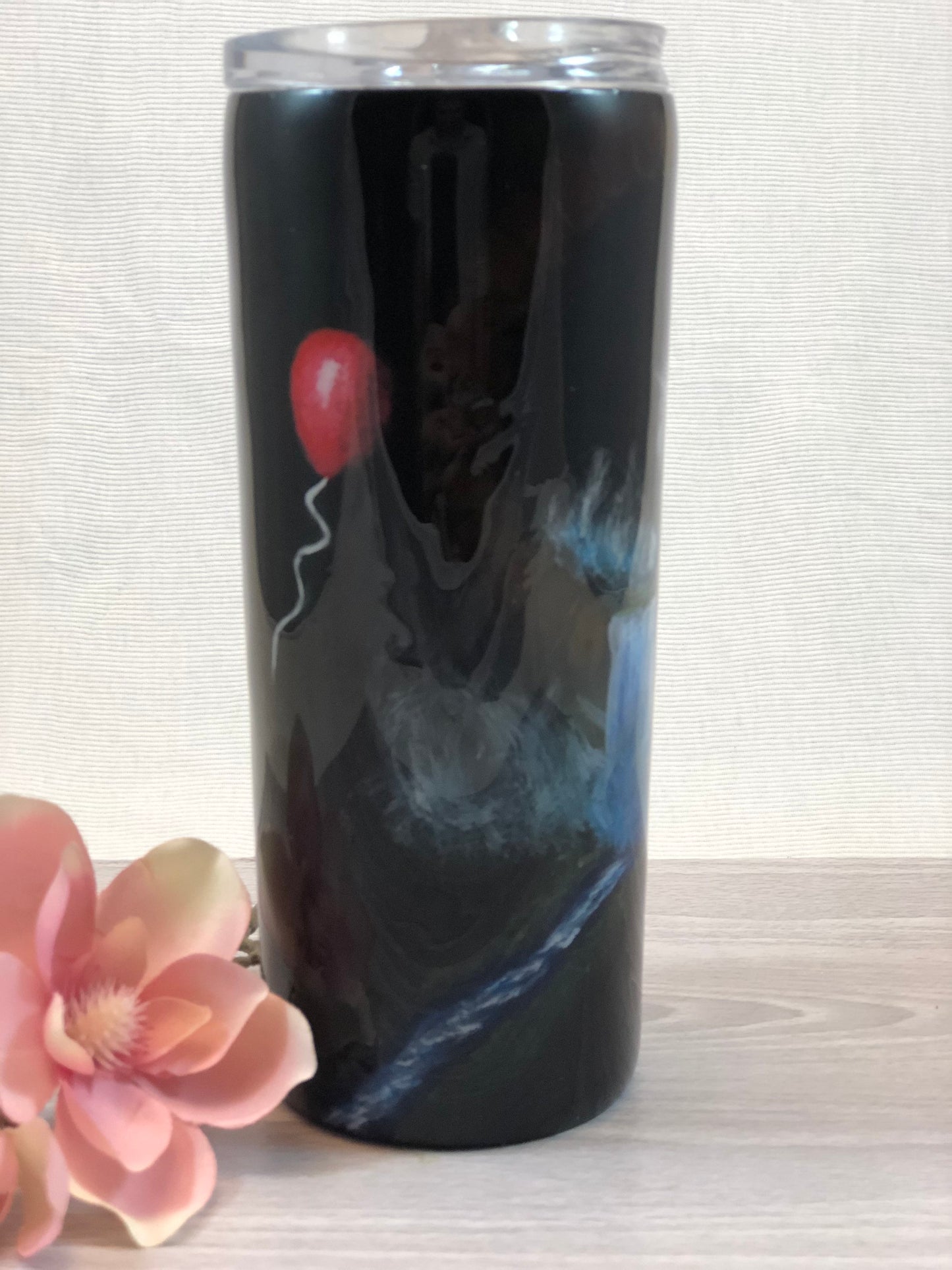 20 oz Hand Painted IT Slim Tumbler Pennywise