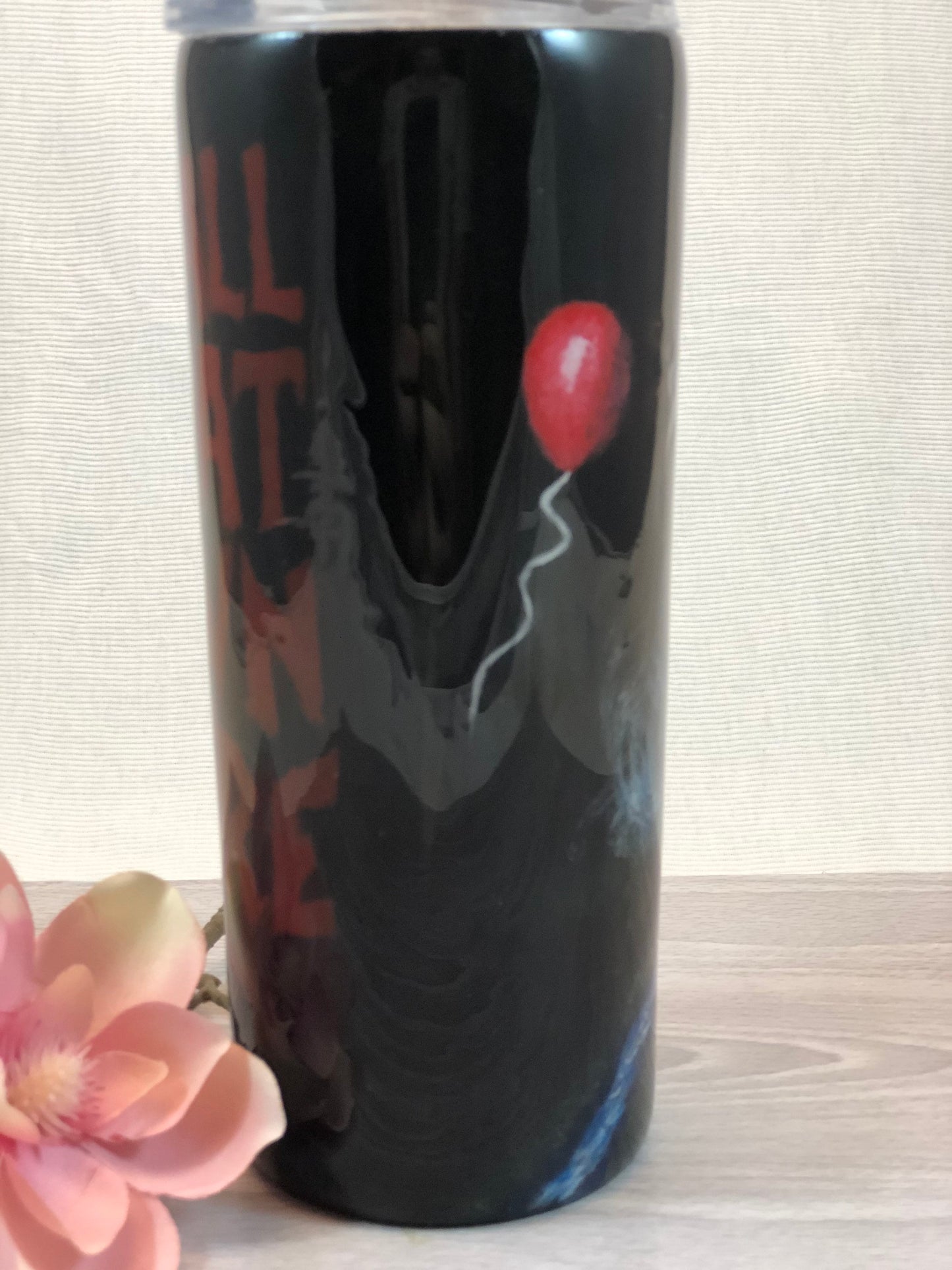 20 oz Hand Painted IT Slim Tumbler Pennywise